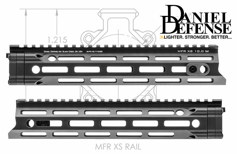 DanielDefense MFR™ 10.0 M-LOK® RAIL Daniel Defense MFR Rail, 10